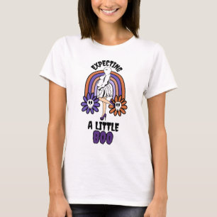 Gravid Lila av Ghost förväntar sig lite Boo T Shirt