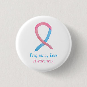 Gravid Loss Awareness Ribbon Art Button Stift Knapp
