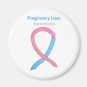 Gravid Loss Awareness Ribbon Art Magnets Magnet