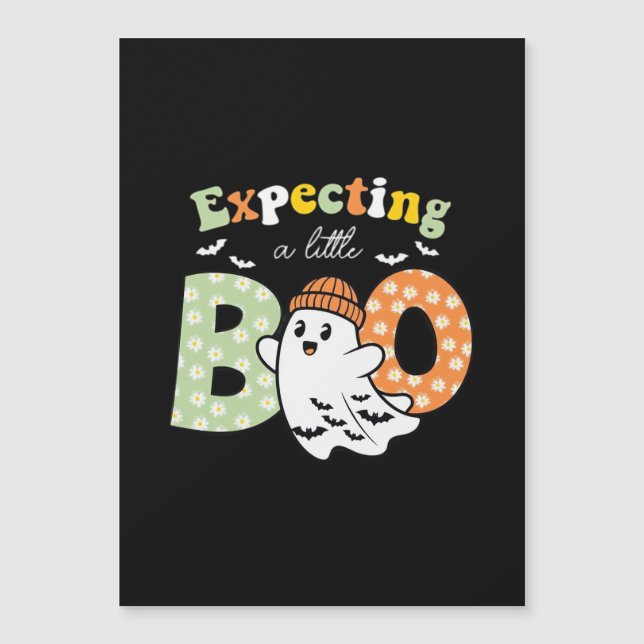 Gravid mamma att vara Little Boo rolig Halloween D (Framsida)