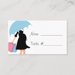 Gravid mammababy shower placeringskort