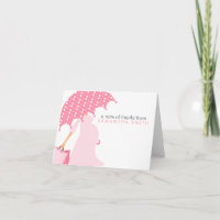 Gravid mammababy showertackkort