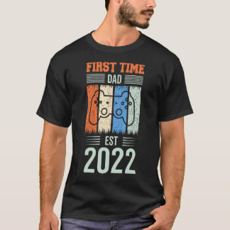 Gravid Meddelande första gången Pappa snart ska va T Shirt