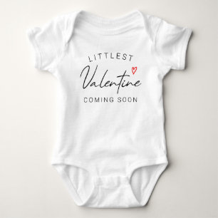 Gravid Meddelande från Littlest Valentines day T Shirt