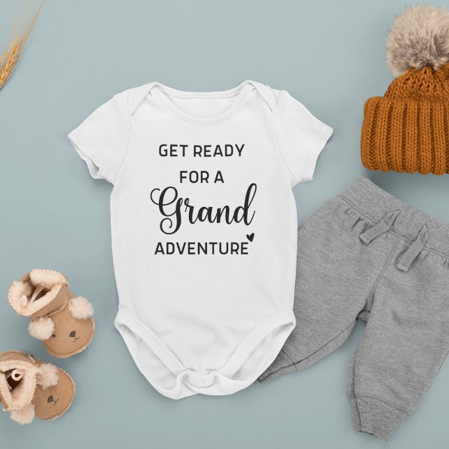 Gravid Meddelande från morföräldrar Baby Bodykosty T Shirt (Skapare uppladdad)