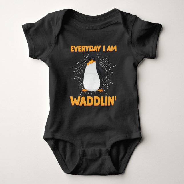 Gravid Meddelande från Waddling Penguin Mor T Shirt (Framsida)