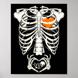 Gravid Meddelande New mamma Halloween Women Poster