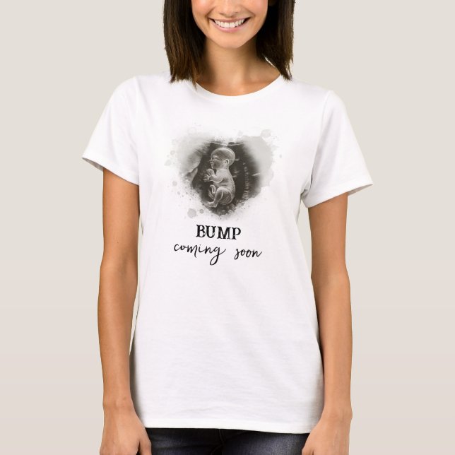 *~* Gravid Meddelande om Baby Gravid AP79 T Shirt (Framsida)