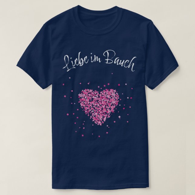 Gravid Meddelande om Mamma Gift Idea 6 T Shirt (Design framsida)
