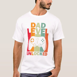 Gravid Meddelande om Pappa nivå T Shirt