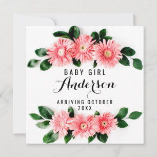 Gravid Meddelande - Rosa Gerbera-Daisyn
