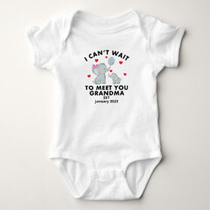 Gravid Meddelande till mormor T Shirt