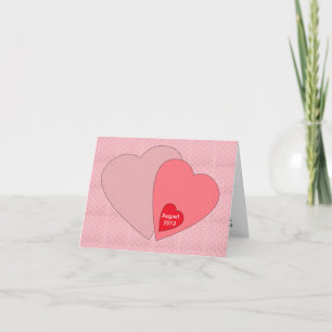 gravid-meddelandekort för valentines day helgkort
