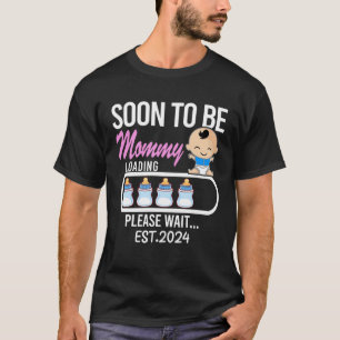 Gravid meddelar att Mamma snart kommer att vara Ma T Shirt