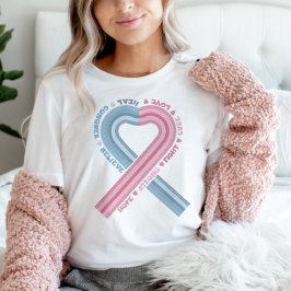 Gravid Medvetenhet om spädbarns förlust Ribbon Ros T Shirt