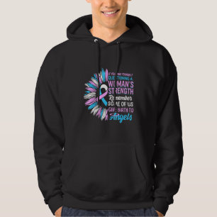 Gravid Medvetenhet om spädbarns förlust Styrka Mam Hoodie