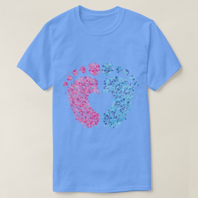 Gravid Mor Mamma Baby Feet 2 T Shirt (Design framsida)