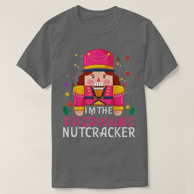 Gravid Nutcracker Matching Family Group Christma T Shirt (Design framsida)