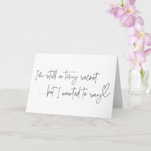 Gravid Nyfödd bebis för familj och vänner Kort