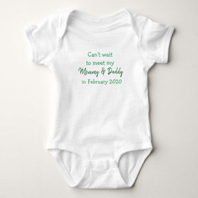 Gravid Nyfödd bebis T Shirt (Framsida)