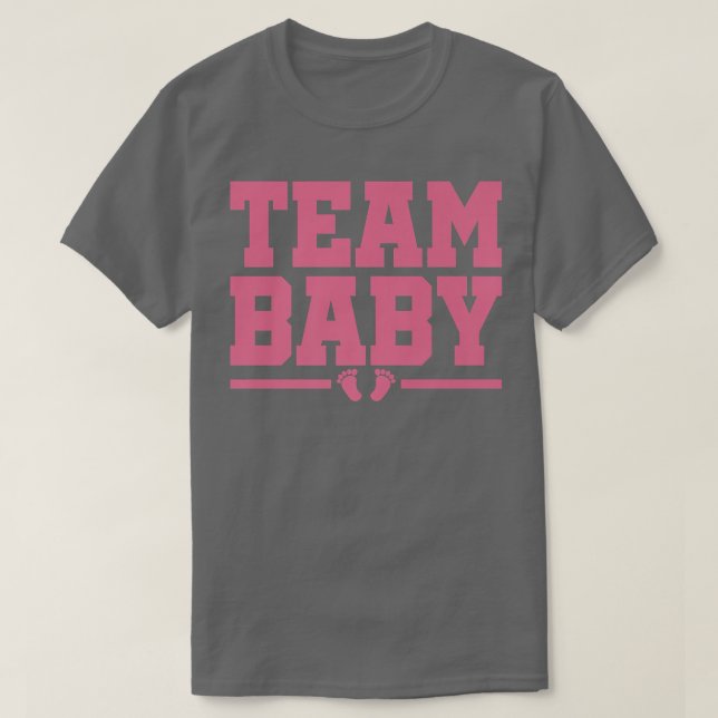 Gravid Nyfödd bebis-teamet Meddelande 748 T Shirt (Design framsida)
