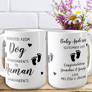Gravid om farföräldrar kaffemugg