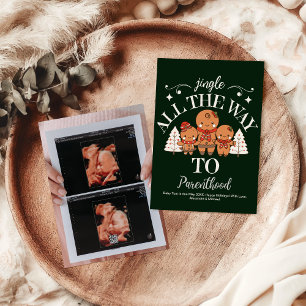 Gravid om Photo Ultrasound-julavisering Julkort