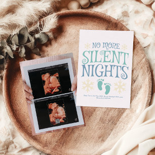 Gravid om Photo Ultrasound-julavisering Julkort