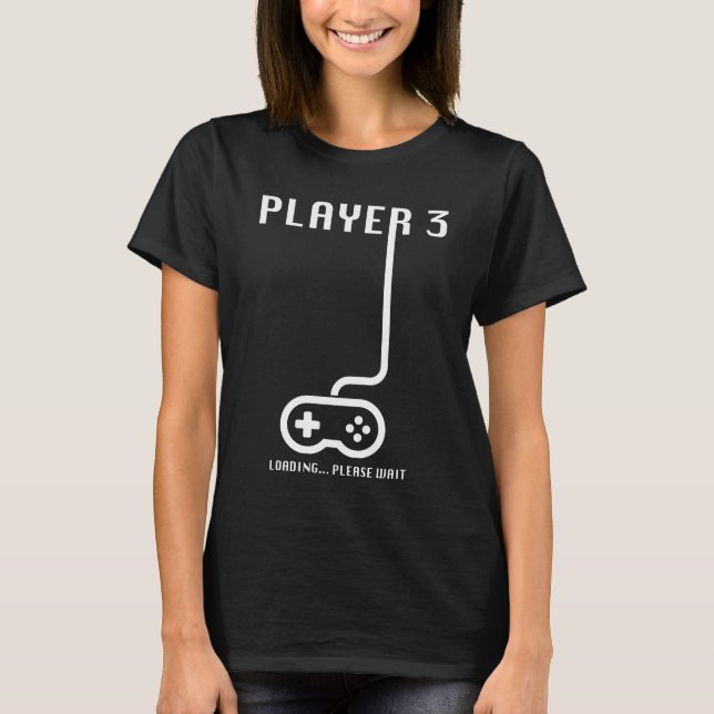 Gravid om spelspelspelsspelarens 3-inläsning - med t shirt (Framsida)