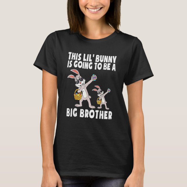 Gravid om Storebror, påsk, meddelande K T Shirt (Framsida)