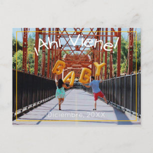 Gravid på spanska meddelande vykort