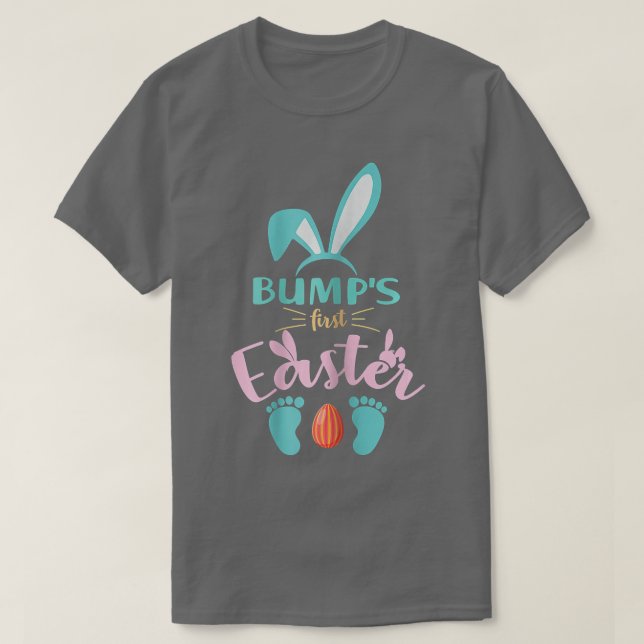 Gravid Påsk för kvinnor i Påsk T Shirt (Design framsida)