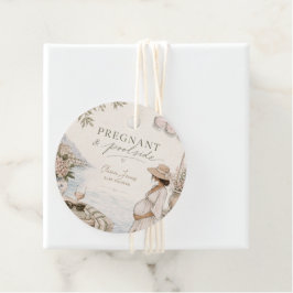 Gravid & poolbaby shower gåvor etiketter