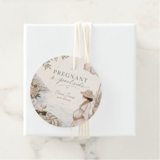 Gravid & poolbaby shower gåvor etiketter