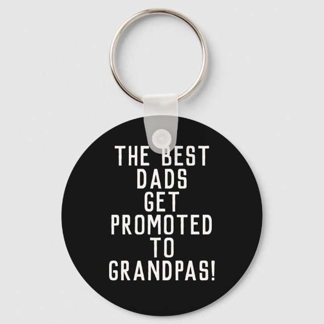 Gravid Promo Grandpa ska vara Gift Nyckelring (Framsida)