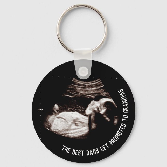 Gravid Promo Grandpa ska vara Gift Nyckelring (Framsida)