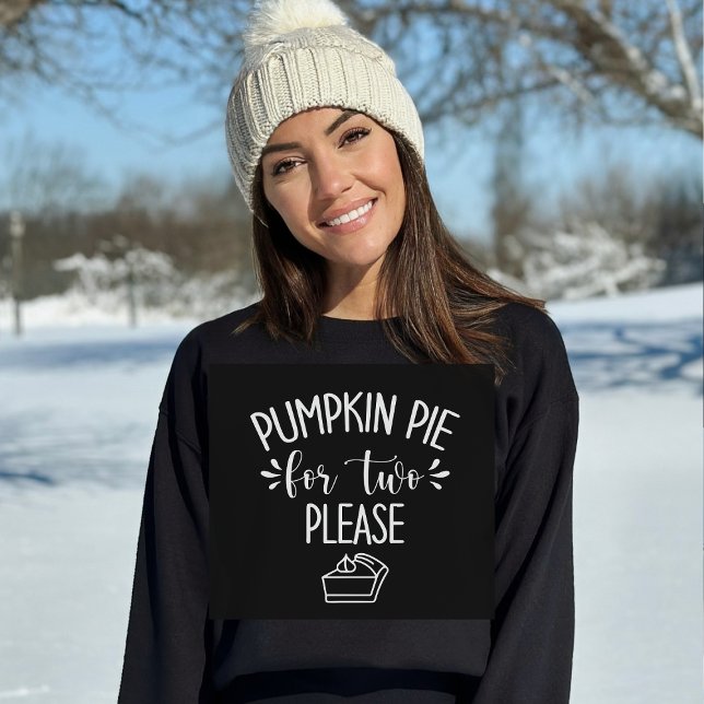 Gravid Pumpkin Paj för två lustigt T Shirt (Skapare uppladdad)