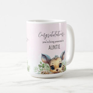 Gravid Reveal befordrad till Auntie Little Hjort Kaffemugg