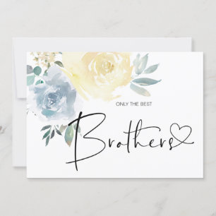 Gravid Reveal Brother farbror Baby meddelande