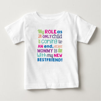 Gravid Reveal-Nyfödd bebis Big Sister/Brother Shir T Shirt