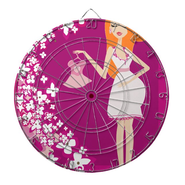 Gravid rödhårig darttavla (Framsidan)