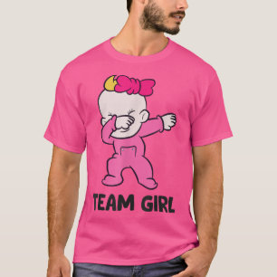 Gravid Rosa eller Gender av Blue Team Girl T Shirt