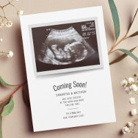 Gravid Scan Sonogram Baby-meddelande