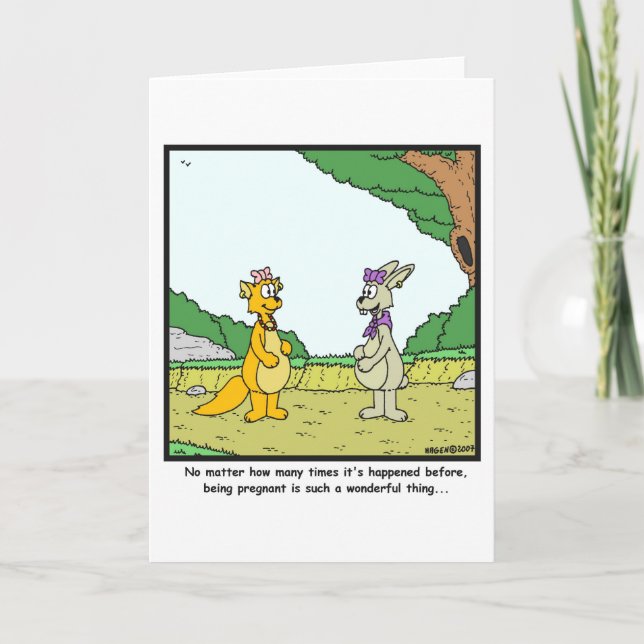 Gravid: tecknaden Kanin Meddelande (Framsida)