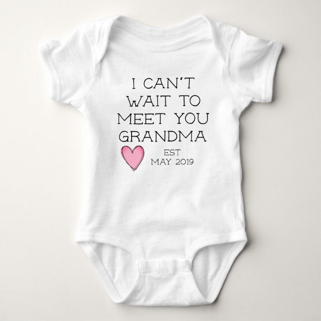 gravid till mormor t shirt (Framsida)