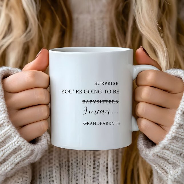 Gravid till stora föräldrar Nyfödd Kaffemugg (Skapare uppladdad)