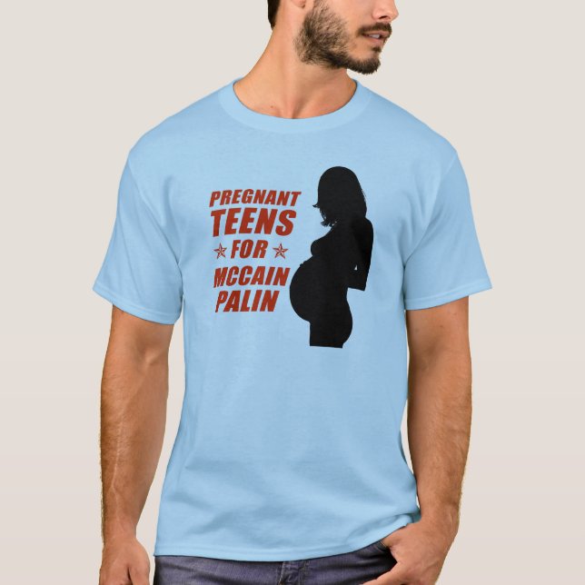 GRAVID TONÅRINGAR FÖR PALIN-T-TRÖJA TEE (Framsida)