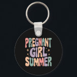 Gravid Visa gravida sommarbabyskor för gravida fli Nyckelring<br><div class="desc">Gravid Visa gravida sommarbabyskor för gravida flickor</div>