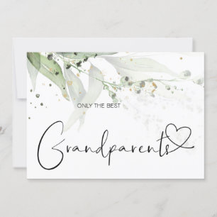 Gravid Visa Underbarare morföräldrar Nyfödd bebis Kort