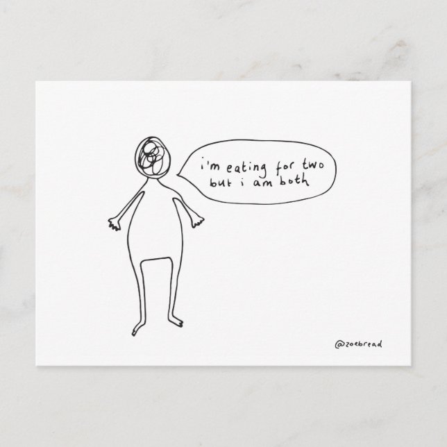 gravid vykort (Framsida)